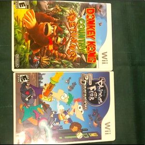 Bundle of 2 Wii games Phineas and Ferb
